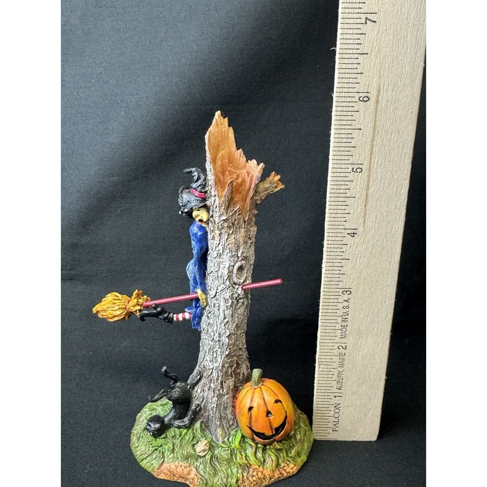 Department 56 Honest This Tree Came Out of Nowhere! Halloween 56.53158 Witch - Picture 7 of 13